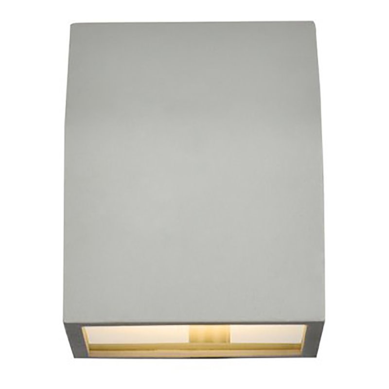 Living District Raine 1-Light Modern Style Aluminum LED Wall Sconce in Silver