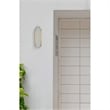 Living District Raine 1-Light Modern Aluminum LED Wall Sconce in Silver
