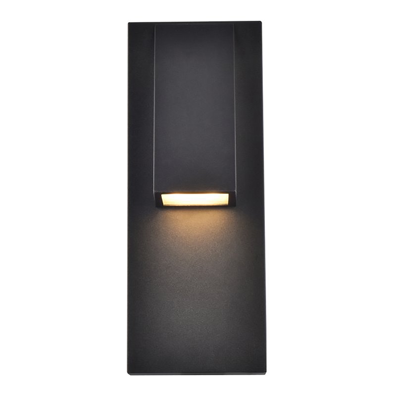 Living District Raine 1-Light Modern Aluminum LED Wall Sconce in Black