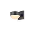 Living District Raine 1-Light Modern Aluminum LED Wall Sconce in Black