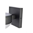 Living District Raine 1-Light Modern Aluminum LED Wall Sconce in Black