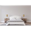 Living District Voir 2-Light Mid-Century Metal Wall Sconce in Brass