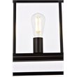 Living District Voir 3-Light Mid-Century Metal Pendant in Black
