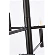 Living District Carmella 6-Light Mid-Century Metal Pendant in Black