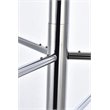 Living District Carmella 6-Light Mid-Century Metal Pendant in Chrome