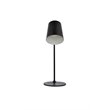 Living District Leroy 1-Light Modern Metal Table Lamp in Black
