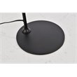Living District Leroy 1-Light Modern Metal Table Lamp in Black