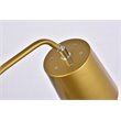 Living District Leroy 1-Light Modern Metal Table Lamp in Brass