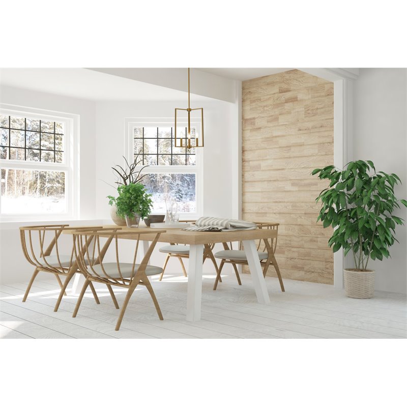 Living District Vino 3-Light Mid-Century Metal Pendant in Brass