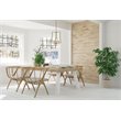 Living District Vino 3-Light Mid-Century Metal Pendant in Brass
