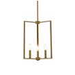 Living District Vino 3-Light Mid-Century Metal Pendant in Brass