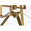 Living District Hoffman 4-Light Mid-Century Metal Pendant in Brass