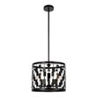 Living District Levante 3-Light Mid-Century Metal Pendant in Black