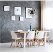 Living District Timber 8-Light Contemporary Metal Pendant in Black