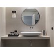 Living District Phineas 1-Light Metal Bath Sconce in Black and Clear