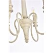 Living District Flynx 4-Light Mid-Century Metal Pendant in Weathered Dove