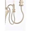 Living District Flynx 4-Light Mid-Century Metal Pendant in Weathered Dove