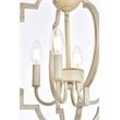 Living District Sandara 4-Light Mid-Century Metal Pendant in Weathered Dove