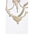 Living District Sandara 4-Light Mid-Century Metal Pendant in Weathered Dove