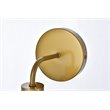 Living District Hanson 1-Light Metal Bath Sconce in Brass and Frosted