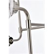 Living District Hanson 8-Light Metal Pendant in Polished Nickel and Clear
