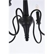 Living District Flynx 4-Light Mid-Century Metal Pendant in Black