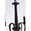 Living District Flynx 4-Light Mid-Century Metal Pendant in Black