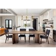 Living District Cade 6-Light Mid-Century Metal Pendant in Brass