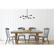 Living District Xavier 6-Light Mid-Century Metal Pendant in Black Finish