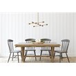 Living District Xavier 6-Light Mid-Century Metal Pendant in Brass Finish