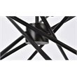 Living District Armin 6-Light Mid-Century Metal Pendant in Black