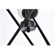 Living District Axl 6-Light Mid-Century Metal Pendant in Black and White