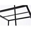 Living District Declan 4-Light Farmhouse Metal Pendant in Black Finish
