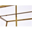 Living District Declan 4-Light Farmhouse Metal Pendant in Brass