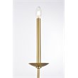 Living District Cohen 6-Light Mid-Century Metal Pendant in Brass Finish