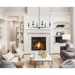 Living District Cohen 6-Light Mid-Century Style Metal Pendant in Black