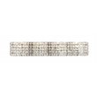 Living District Ollie 4-Light Metal and Crystal Wall Sconce in Chrome and Clear