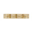 Living District Ollie 4-Light Metal and Crystal Wall Sconce in Brass and Clear