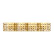 Living District Ollie 4-Light Metal and Crystal Wall Sconce in Brass and Clear