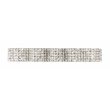 Living District Ollie 5-Light Metal and Crystal Wall Sconce in Chrome and Clear