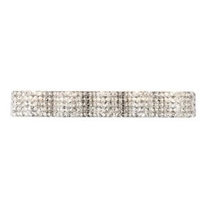 Living District Ollie 5-Light Metal and Crystal Wall Sconce in Chrome and Clear