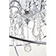 Living District Cordelia 6-Light Transitional Metal Pendant in Chrome