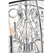 Living District Cordelia 8-Light Transitional Metal Pendant in Chrome