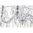 Living District Cordelia 8-Light Transitional Metal Pendant in Chrome
