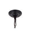Living District Cordelia 8-Light Transitional Metal Pendant in Black