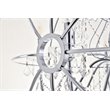 Living District Cordelia 12-Light Transitional Metal Pendant in Chrome