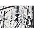 Living District Cordelia 12-Light Transitional Metal Pendant in Black