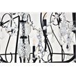 Living District Cordelia 12-Light Transitional Metal Pendant in Black