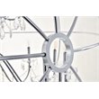 Living District Cordelia 24-Light Transitional Metal Pendant in Chrome