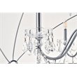Living District Cordelia 24-Light Transitional Metal Pendant in Chrome